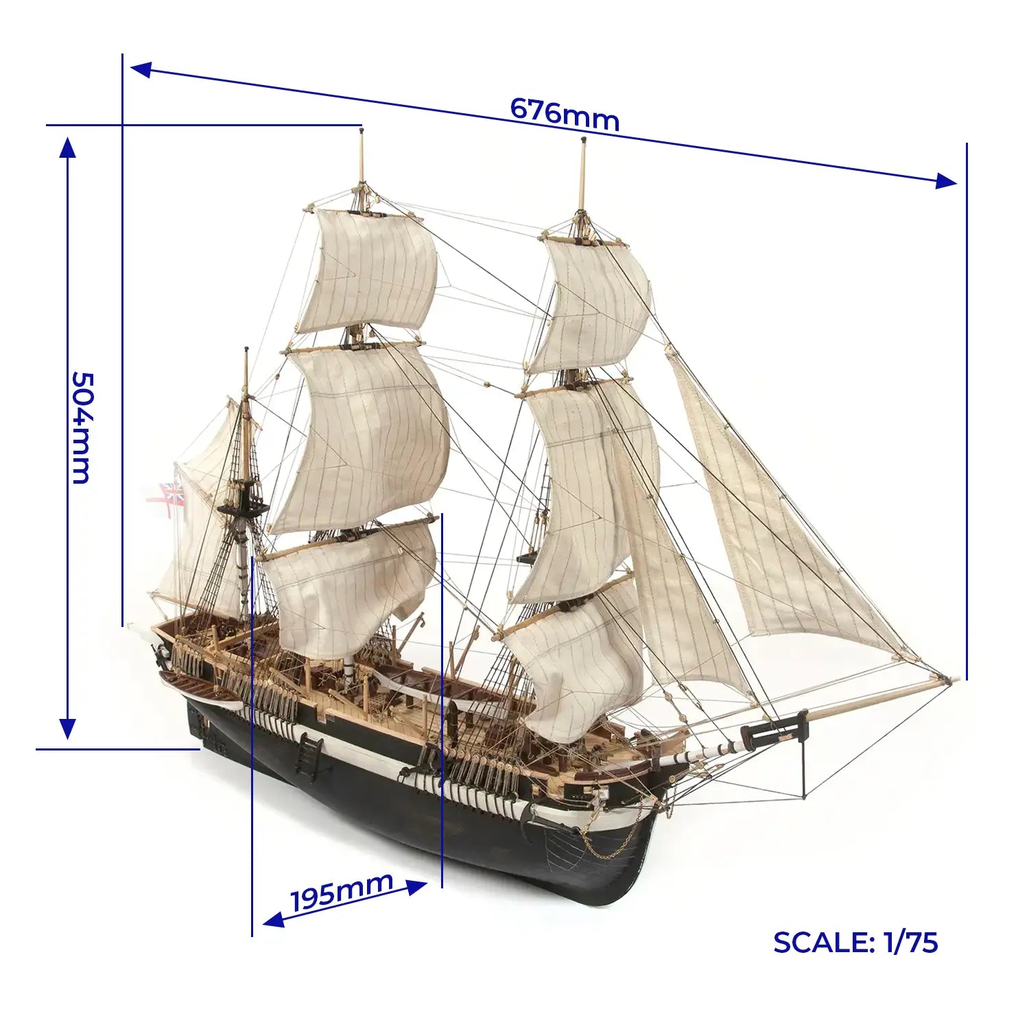 occre-hms-terror-maquette-bateau-exp-dition-polaire-en-kit-bois image 3