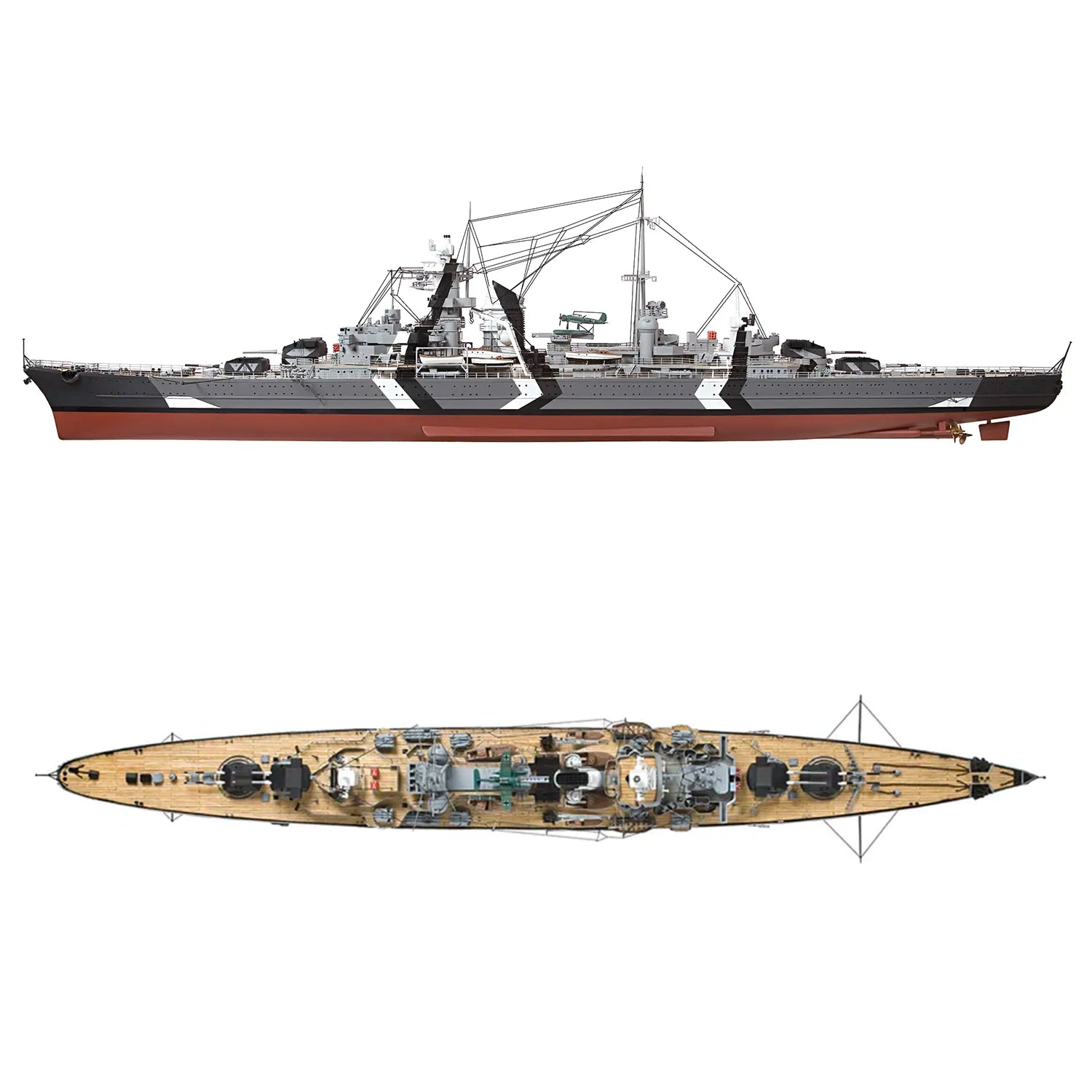 occre-prinz-eugen-1-200-kit-maquette-bateau-en-bois-construire image 5