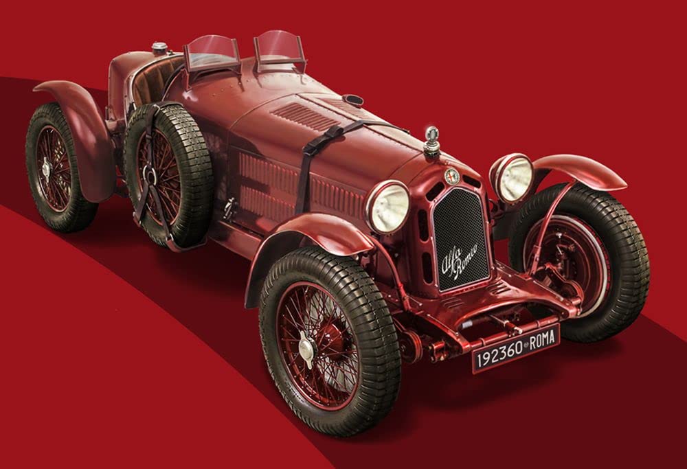 italeri-4708s-alfa-romeo-8c-2300-1931-33-maquette-voiture-plastique-rouge-chelle image 2