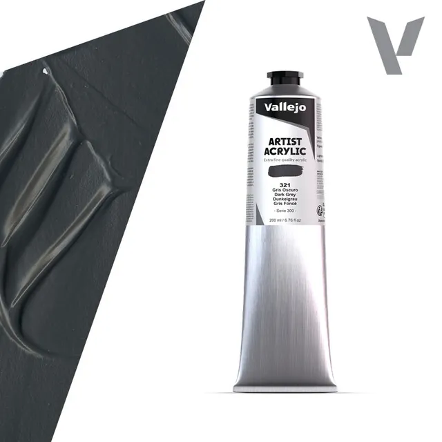 vallejo-acrylique-beaux-arts-gris-fonc-200-ml-opaque image 1