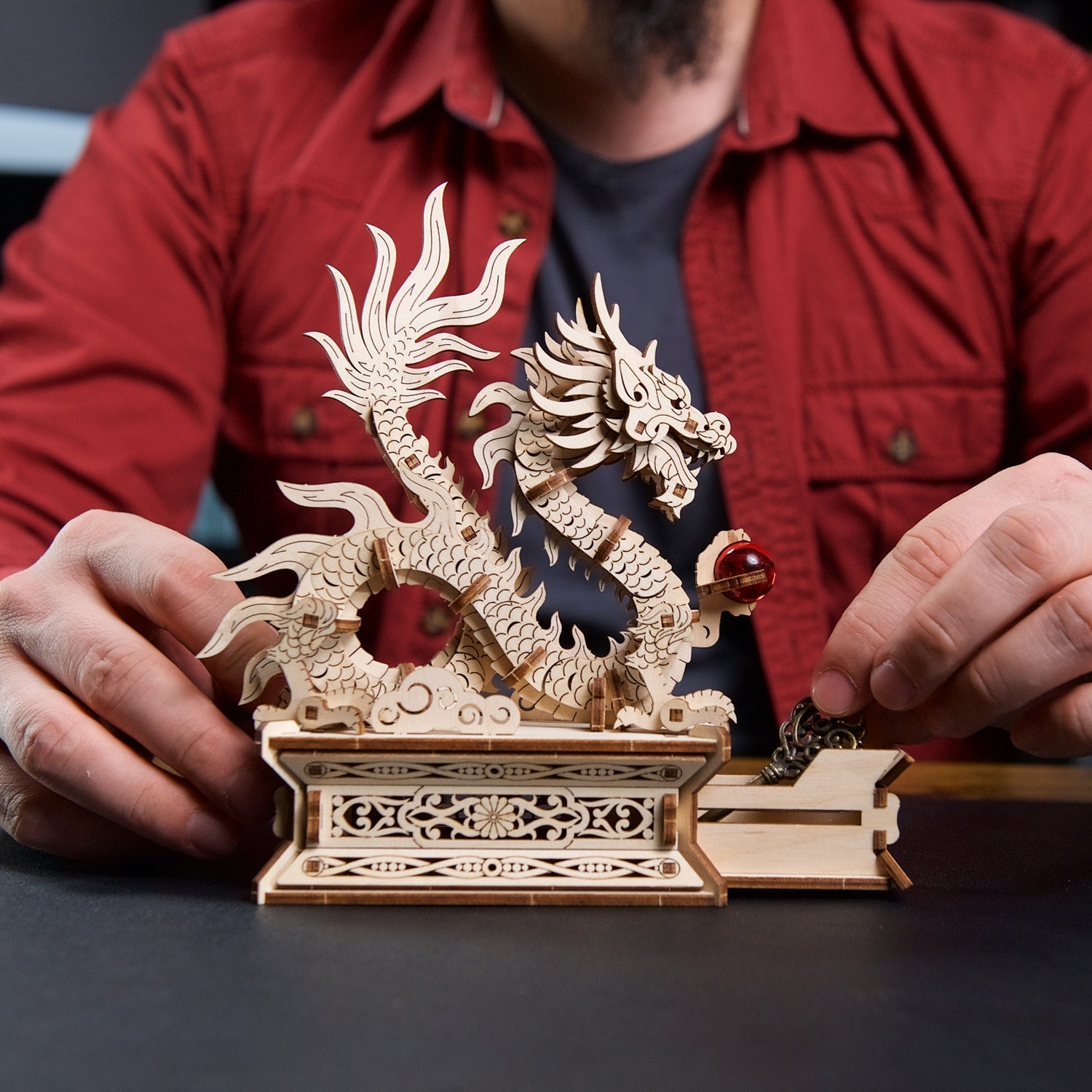 ugears-wood-dragon-maquette-bois-puzzle-bo-te-secr-te image 7