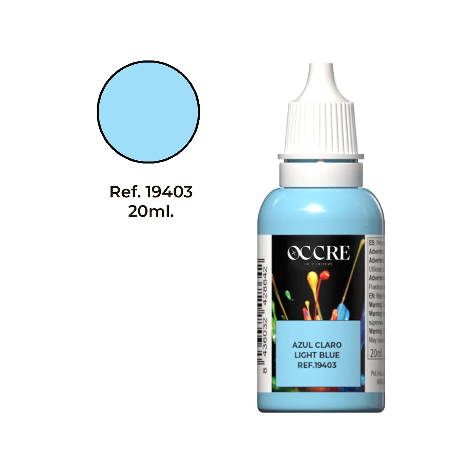 occre-peinture-acrylique-bleu-clair-20-ml image 1