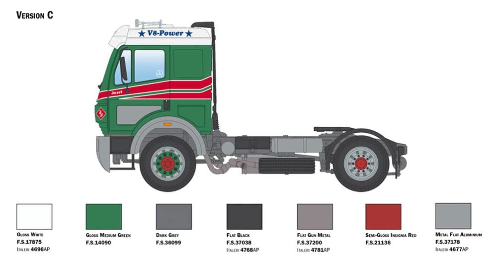 italeri-mercedes-benz-sk-1844-ls-v8-1-24-it3956-maquette-camion image 6