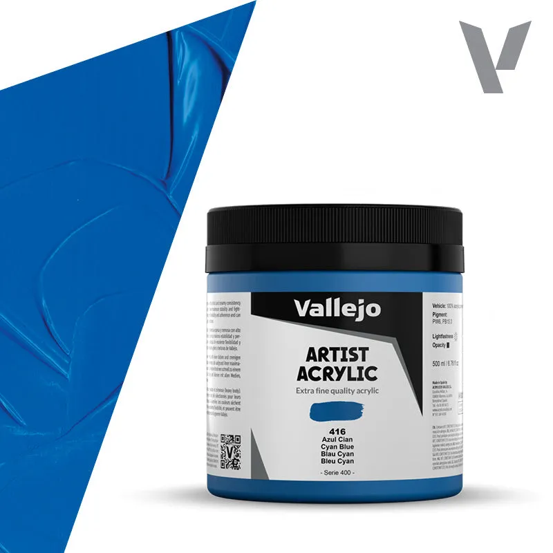 vallejo-peinture-acrylique-beaux-arts-bleu-cyan-500-ml-opaque image 1
