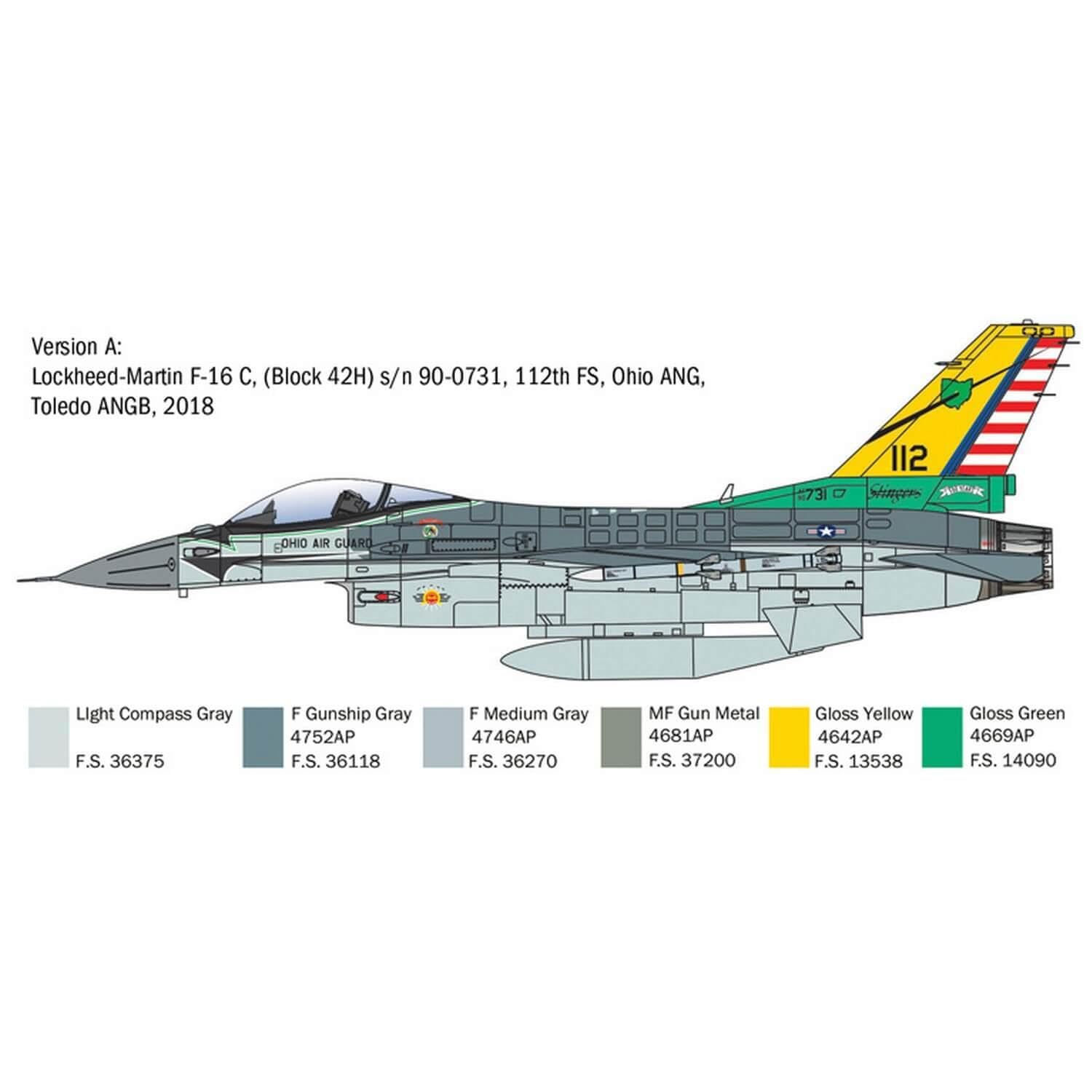 italeri-2825-f-16c-fighting-falcon-1-48-maquette-avion-plastique image 2