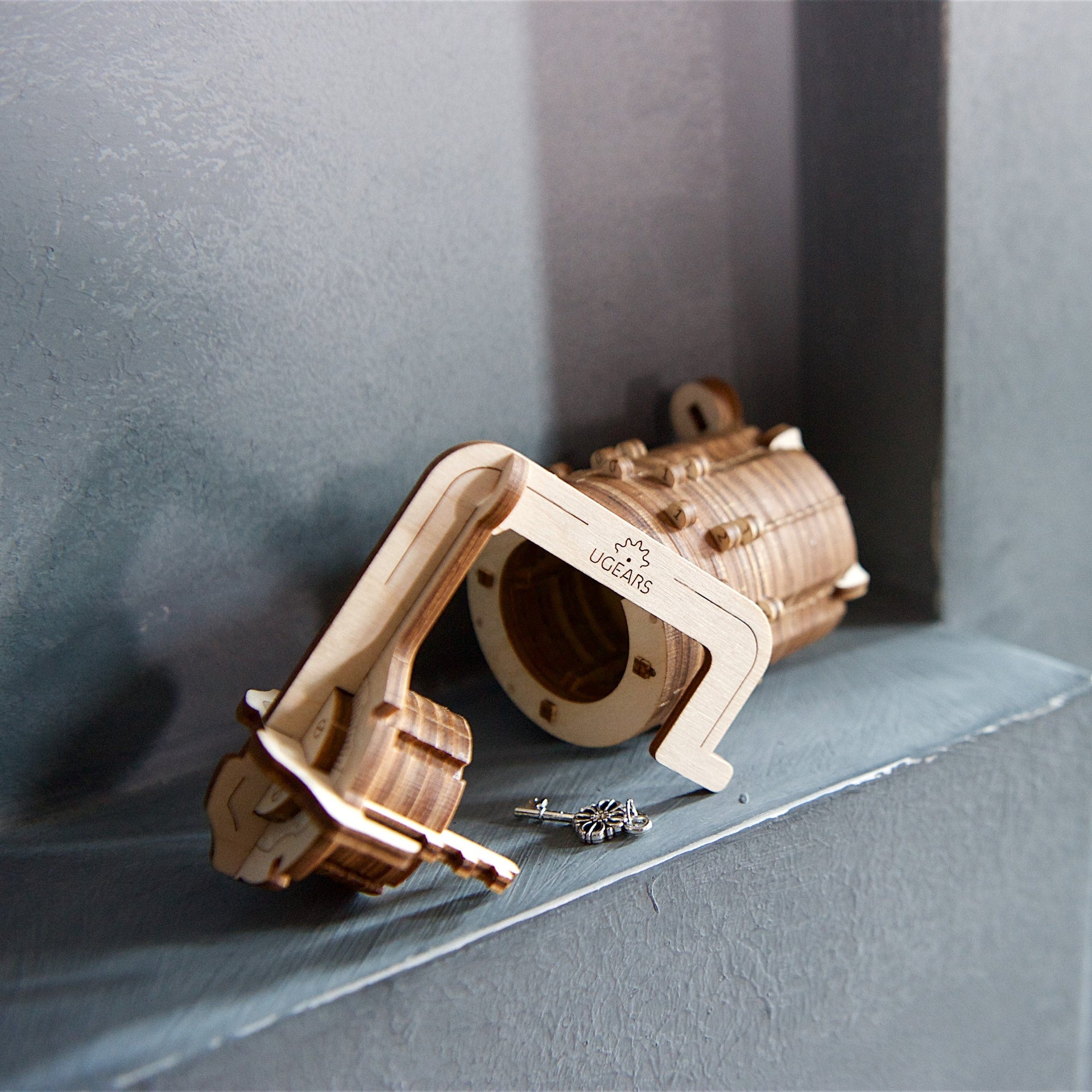 ugears-combination-lock-cryptex-casse-t-te-bois-m-canique-3-chiffres image 8