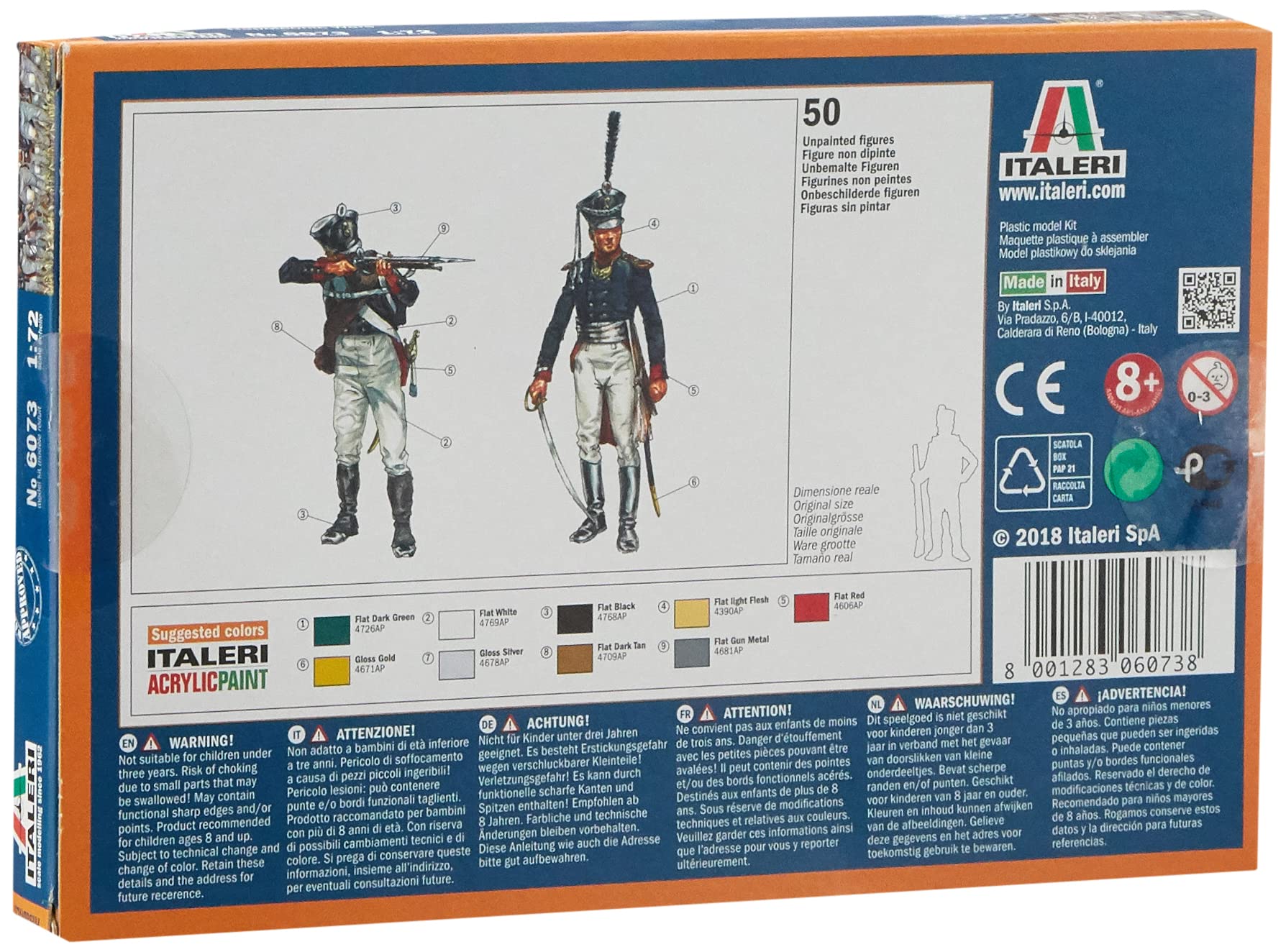italeri-i6073-maquette-figurine-infanterie-russe-chelle-1-72 image 2