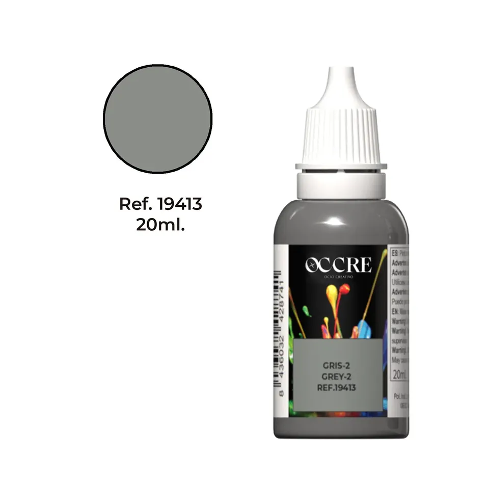 occre-peinture-acrylique-gris-moyen-20-ml-maquette-et-diorama image 1