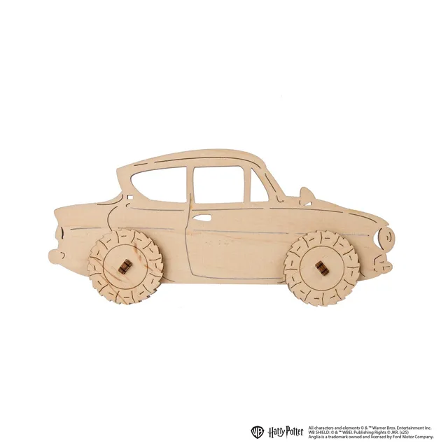 ugears-ford-anglia-volante-maquette-bois-3d-colorier-harry-potter image 1
