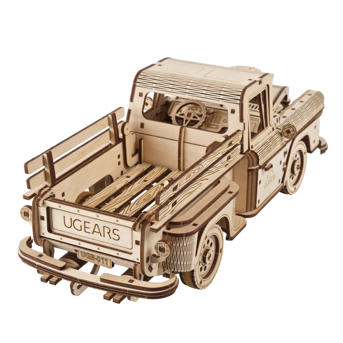 ugears-pickup-lumberjack-maquette-bois-m-canique-1959-chevrolet-3100 image 2