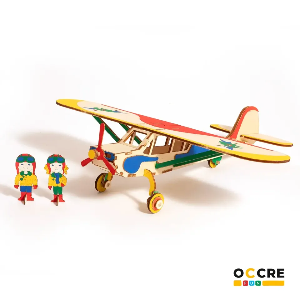 occre-fun-falcon-maquette-avion-en-bois-pour-enfants image 1