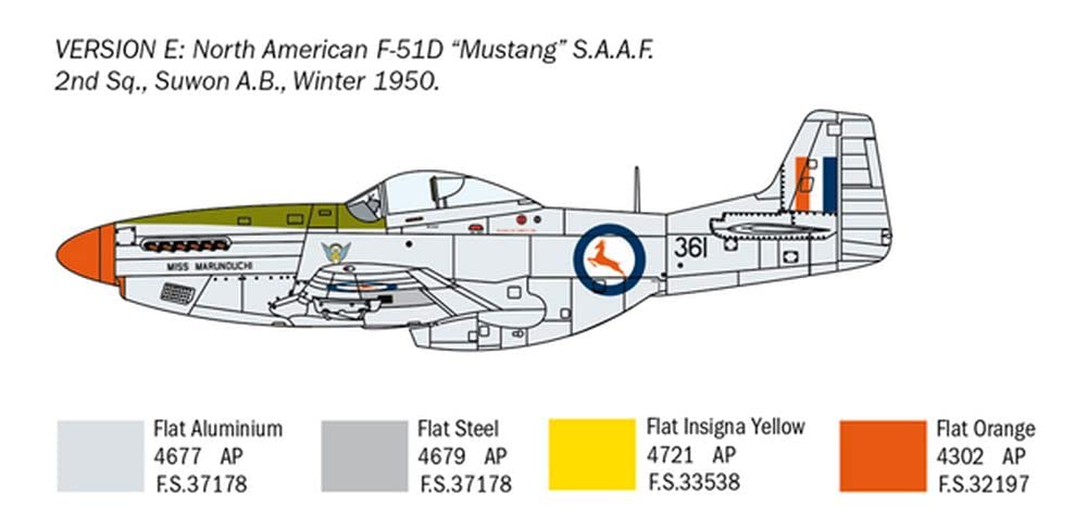 italeri-1452s-f-51d-korean-war-1-72-maquette-avion-monter image 8