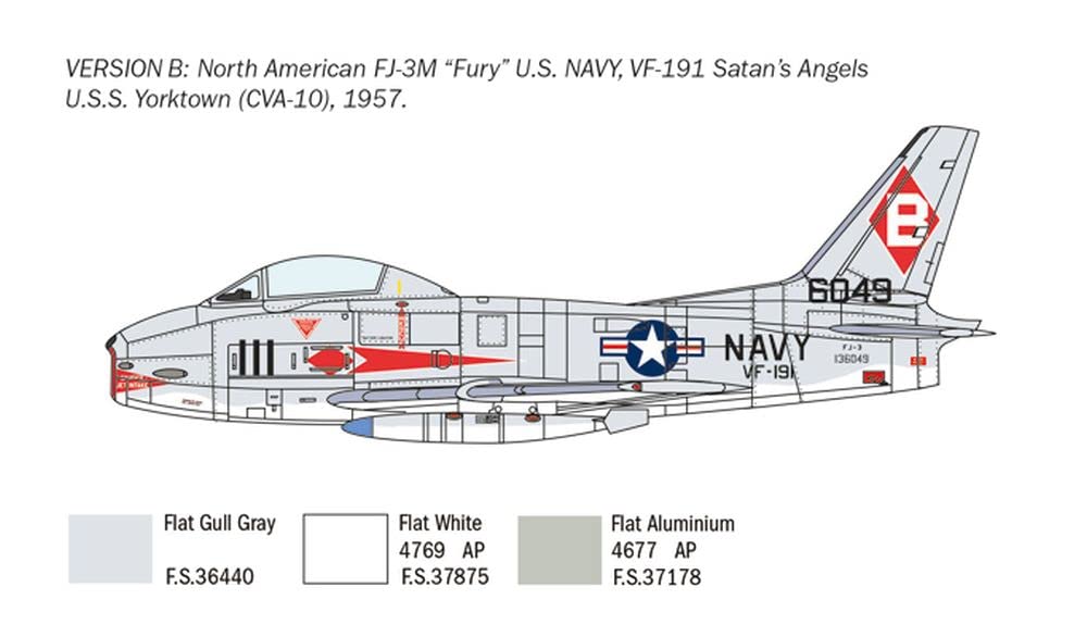 italeri-2811s-north-american-fj-2-3-fury-1-48-kit-avion-plastique image 5