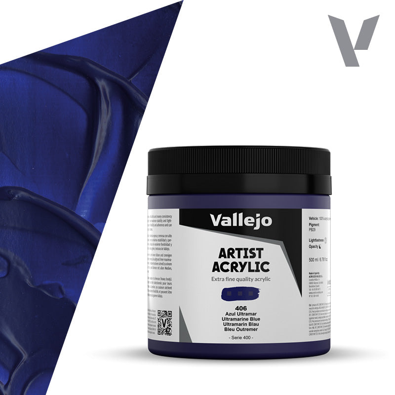 vallejo-peinture-acrylique-beaux-arts-bleu-outremer-500-ml-semi-opaque image 1