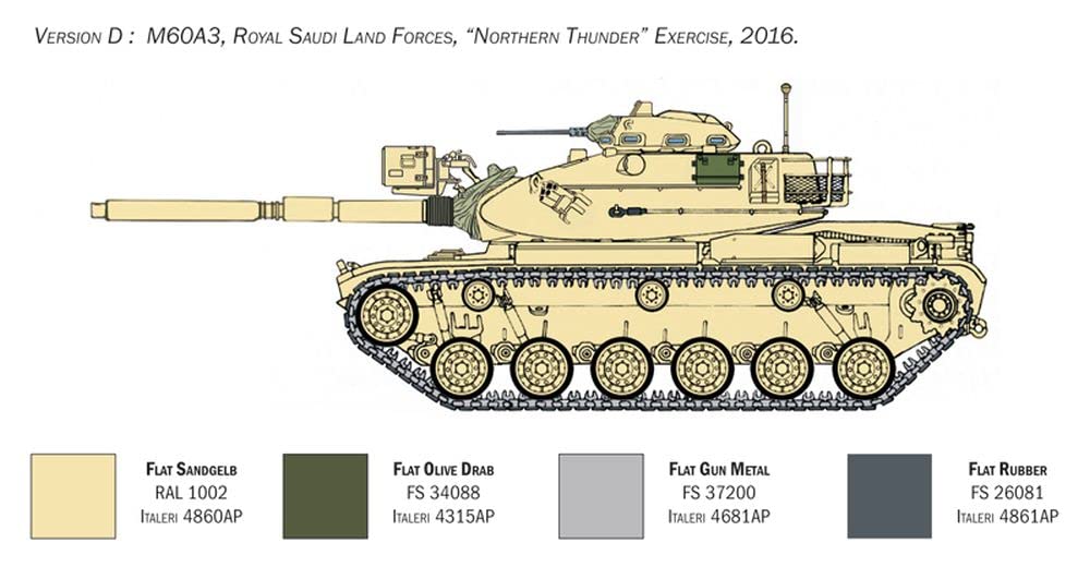 italeri-m60a3-maquette-char-militaire-assembler image 7