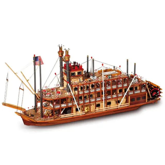 occre-mississippi-maquette-bateau-vapeur-en-bois image 1