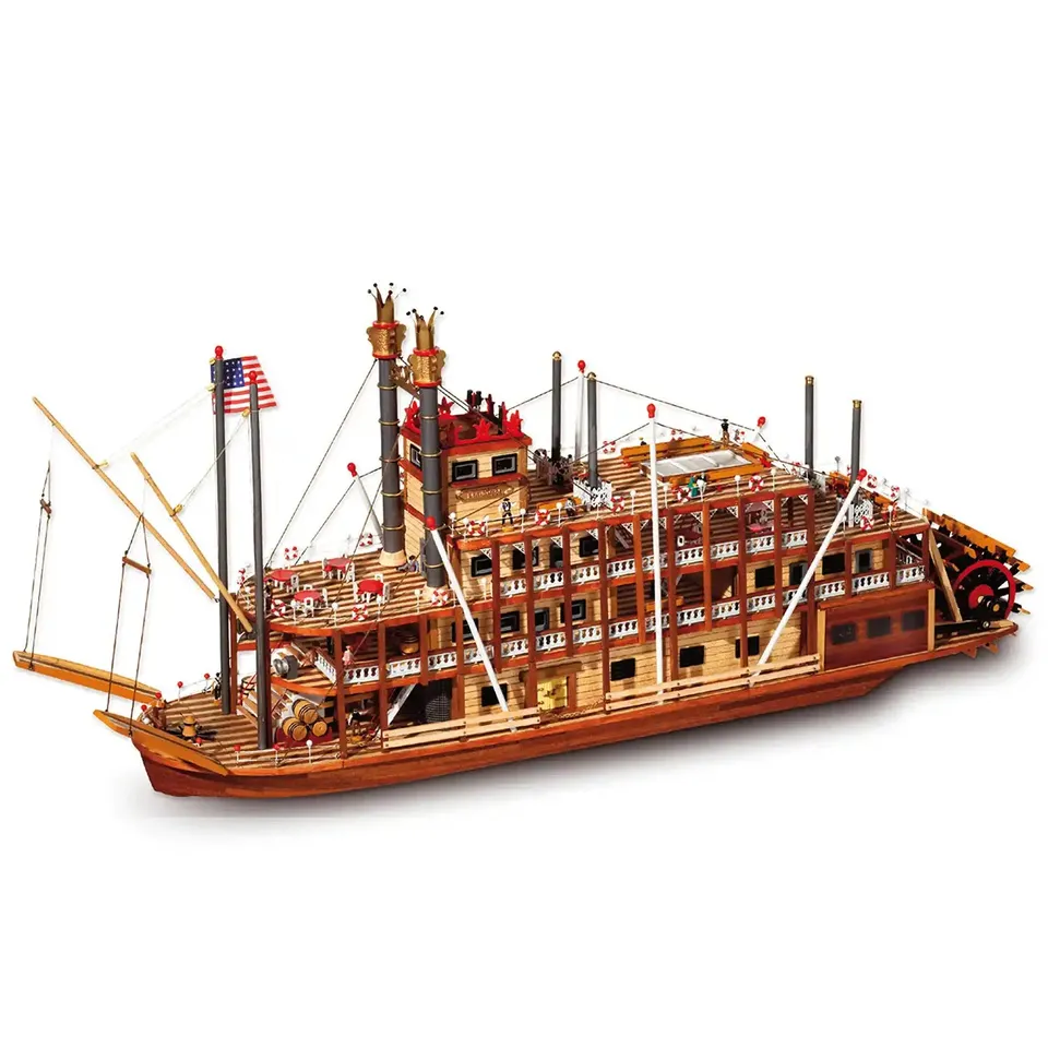 occre-mississippi-maquette-bateau-vapeur-en-bois image 1