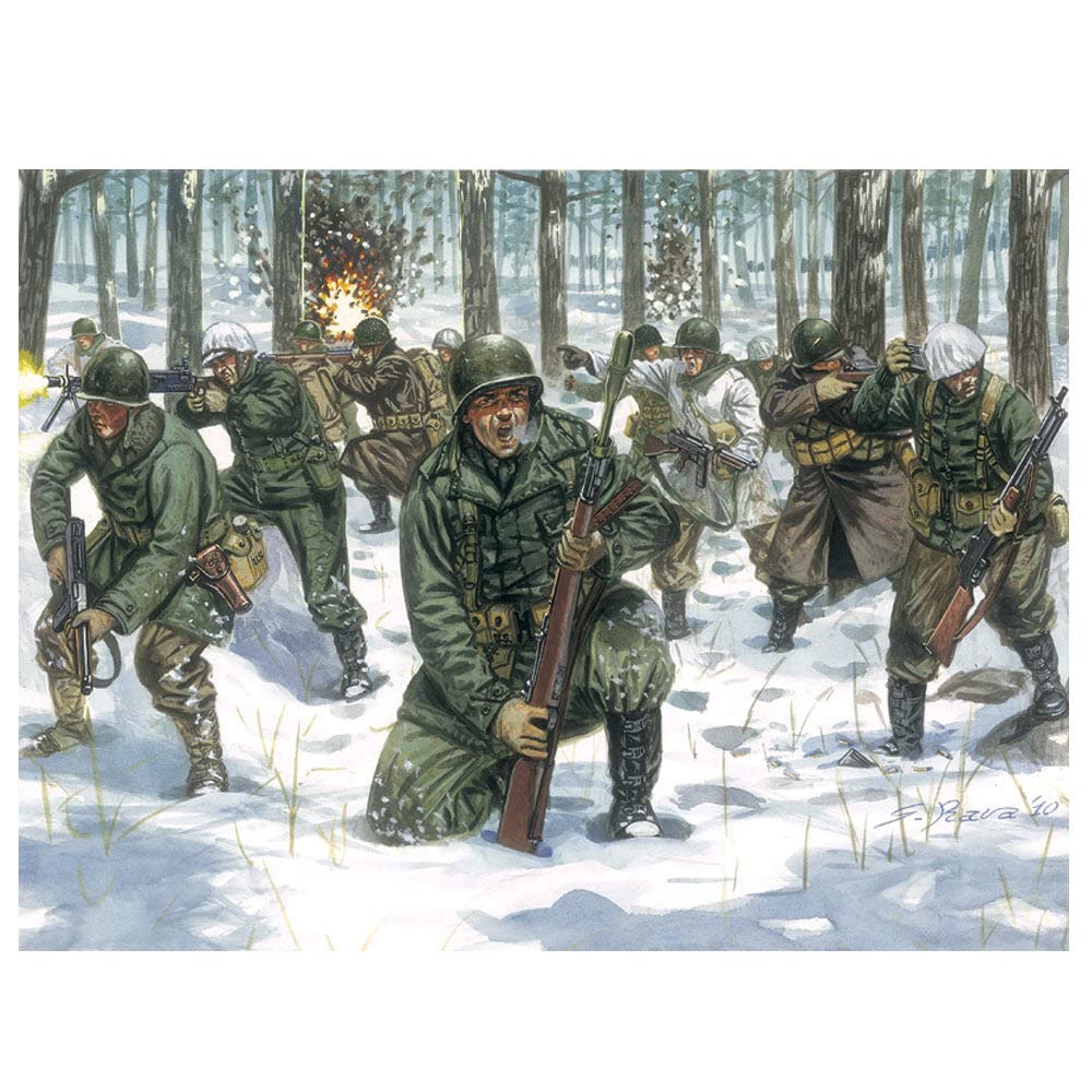 italeri-i6133-maquette-figurines-infanterie-us-tenue-hivernale-1-72 image 2