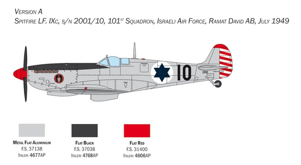 italeri-2804-spitfire-mk-ix-1-48-maquette-avion-plastique-monter image 4