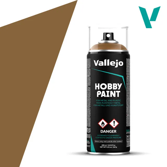 vallejo-hobby-paint-spray-primer-marron-cuir-sous-couche-mate-pour-miniatures image 1