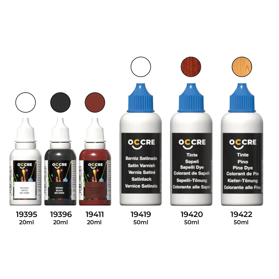 occre-pack-peintures-acryliques-belle-poule-set-6-pots image 1
